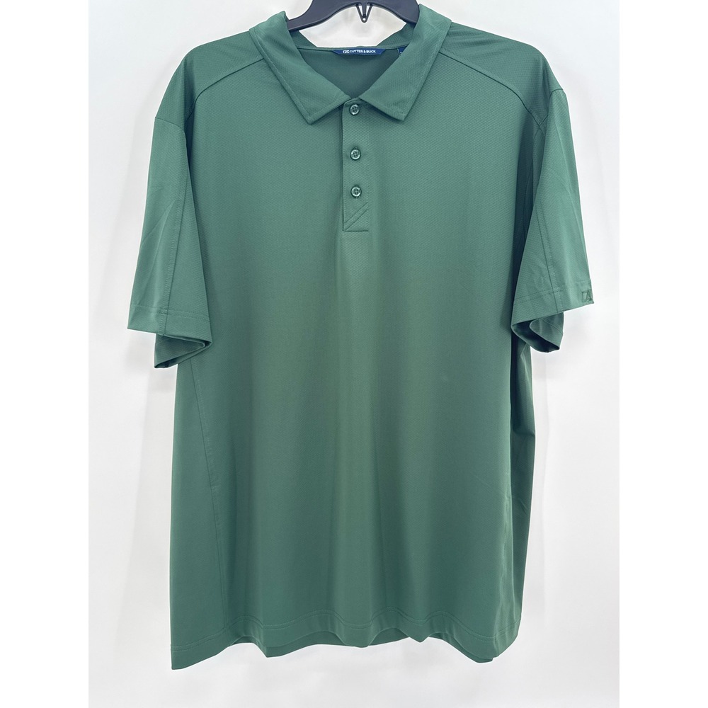 Cutter & Buck Men's Forest Green Polo Shirt